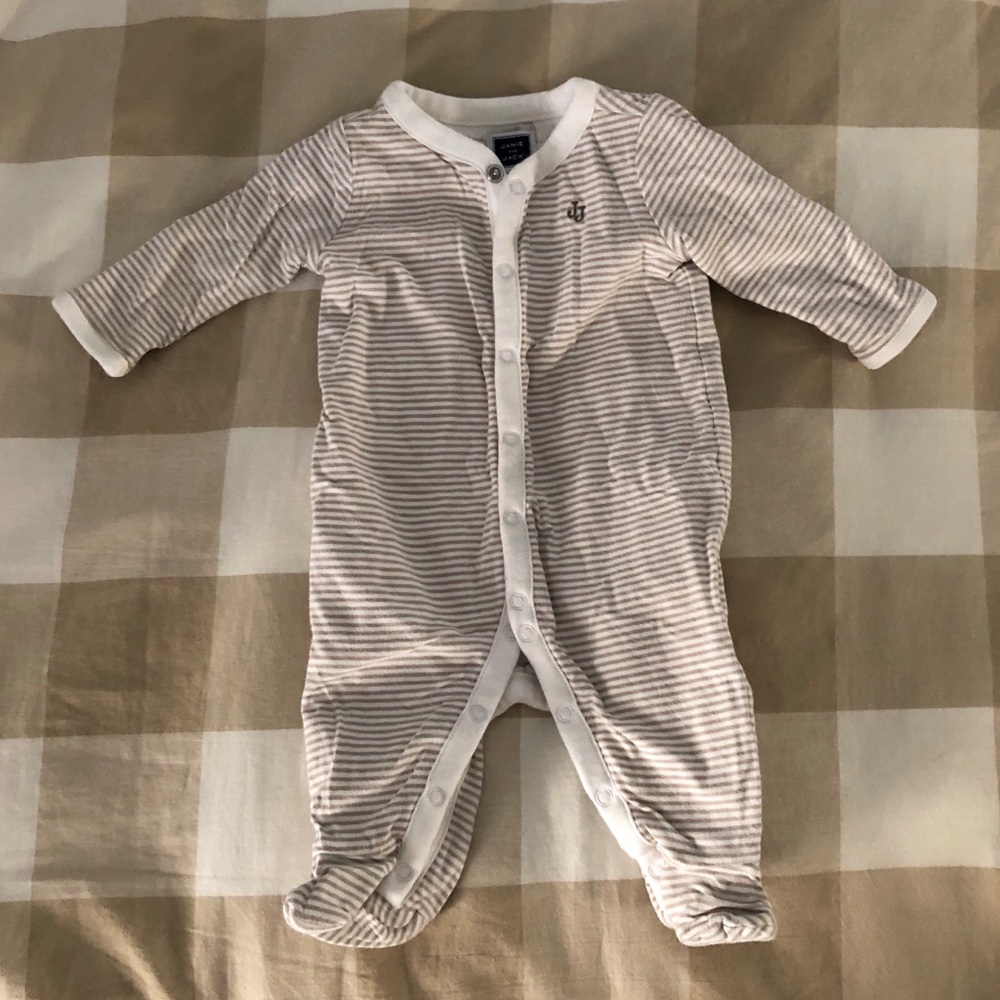 Janie and Jack Reversible Button Up Sleeper